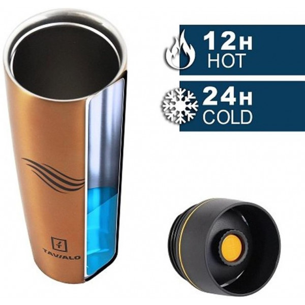 Фото - Термокружка Tavialo 460 мл Bronze (188105460)