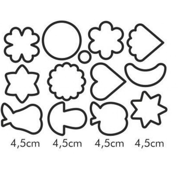 Фото - Набор форм для печенья Tescoma 630900 Delicia