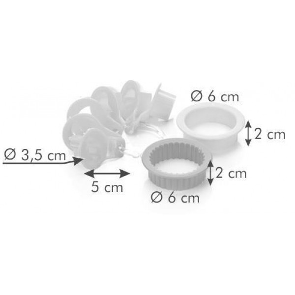 Фото - Набор форм для печенья Tescoma 630913 Delicia