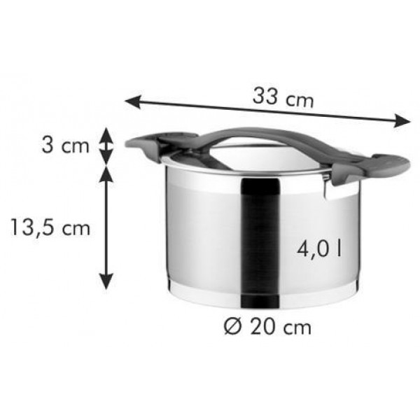 Фото - Кастрюля tescoma 780623 Ultima 20 см 4.0 л