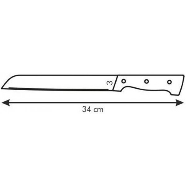 Фото - Нож для хлеба tescoma 880536 HOME PROFI, 21 см