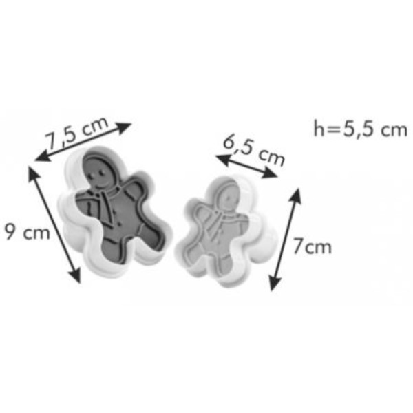 Фото - Форма для приготовления tescoma с печатью для печенья DELICIA 2 шт. (630858)
