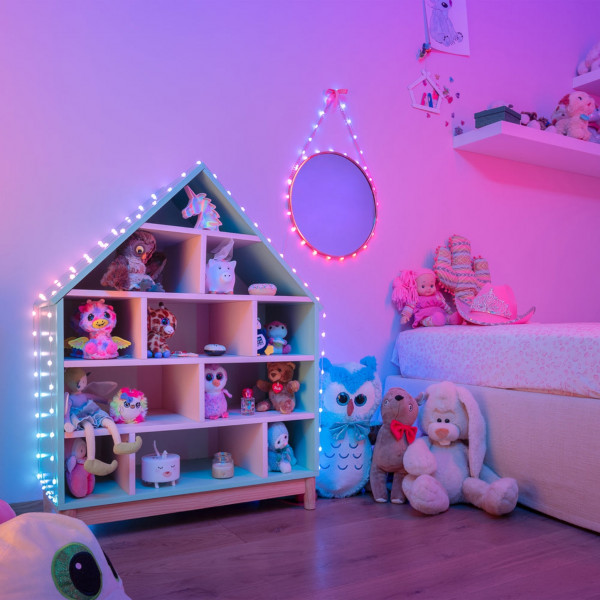 Фото - Гирлянда фигурная Twinkly Candies Heart RGB 200 IP20 12м USB-C (TWKH200RGB-G)