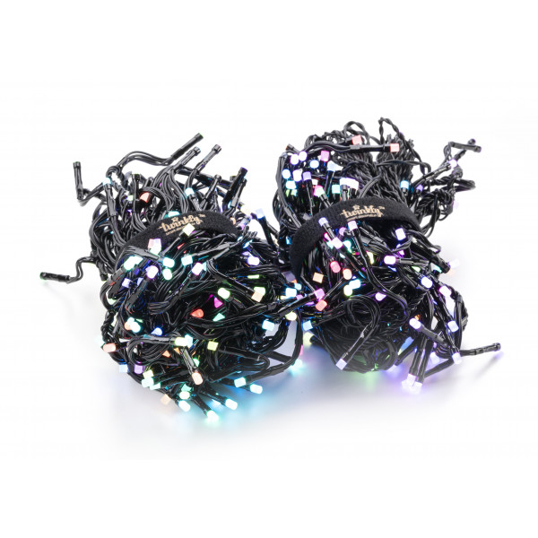 Фото - Гирлянда линейная Twinkly Smart LED Cluster RGB, 400, BT+WiFi, Gen II, IP44, черный (TWC400STP-BEU)