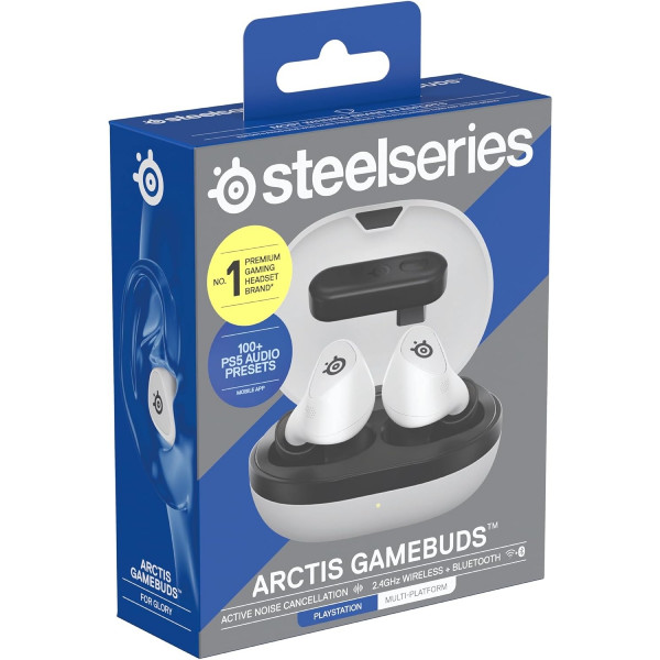 Фото - Наушники вкладыши беспроводные TWS SteelSeries Arctis GameBuds (61682)