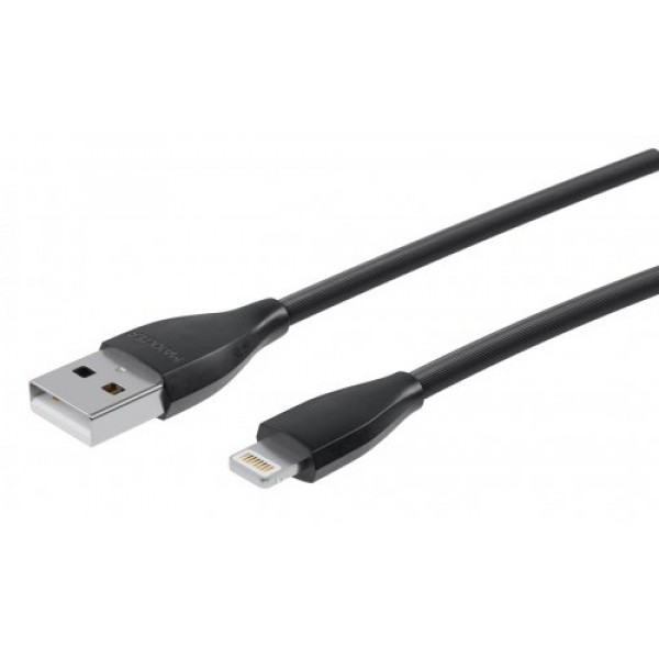 Фото - Кабель синхронизации данных Maxxter USB-Lightning 1м Black (UB-L-USB-01BK)