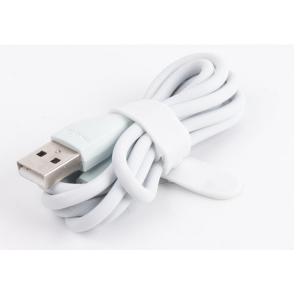 Фото - Кабель синхронизации данных Maxxter USB-microUSB 1м Grey (UB-M-USB-01MG)