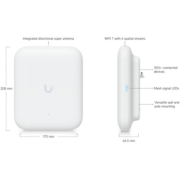 Фото - Точка доступа Ubiquiti U7-PRO-OUTDOOR