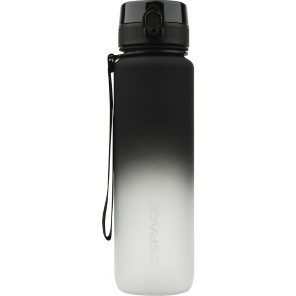 Фото - Бутылка для воды UZspace 3038 Frosted 1000 мл черно-белая