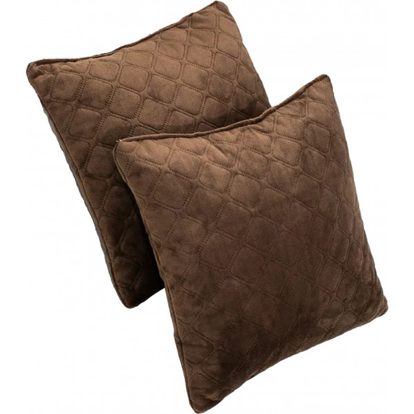 Фото - Подушка декоративная ТЕП VELOUR 45х45 см Коричневый (3-03296_26541)