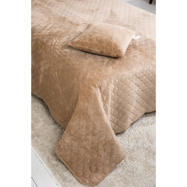 Фото - Подушка декоративная ТЕП VELOUR 45х45 см Кофейный (3-03296_26559)
