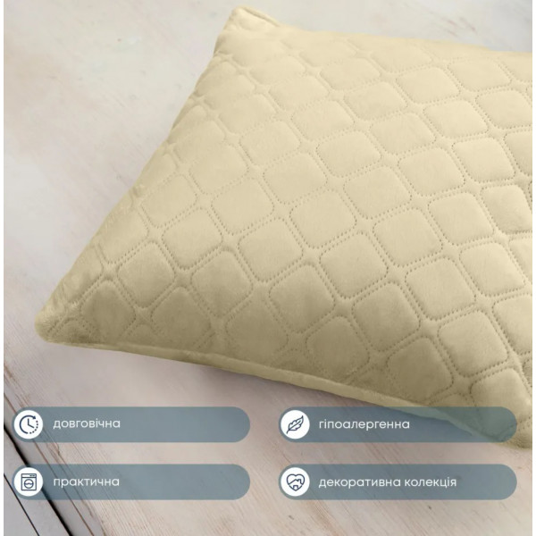 Фото - Подушка декоративная ТЕП VELURE 40х40 см 407 (3-00437_07362)