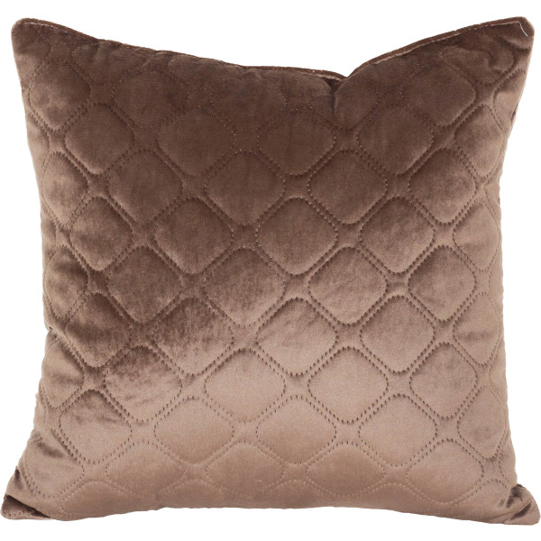 Фото - Подушка декоративная ТЕП VELURE 40х40 см Chocolate NEW (3-00437_34055)