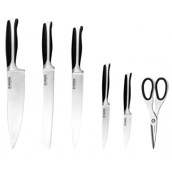 Фото - Набор ножей Vinzer Chef 7 пр. (50119)