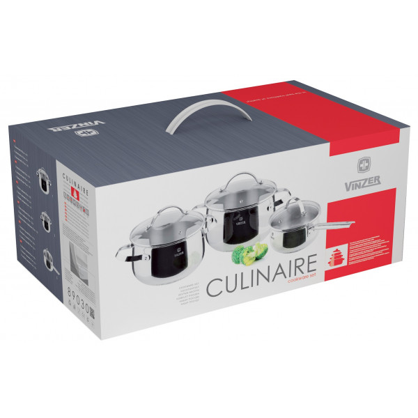 Фото - Набор посуды Vinzer Culinaire 6 пр. (50030)