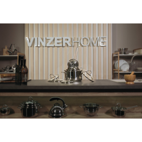 Фото - Набор посуды Vinzer Techno 9 пр. (89022)