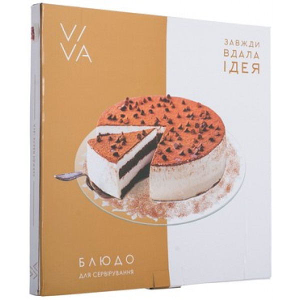 Фото - Блюдо Viva LACE на крутящейся ножке 30 см (S3012/2-D001)