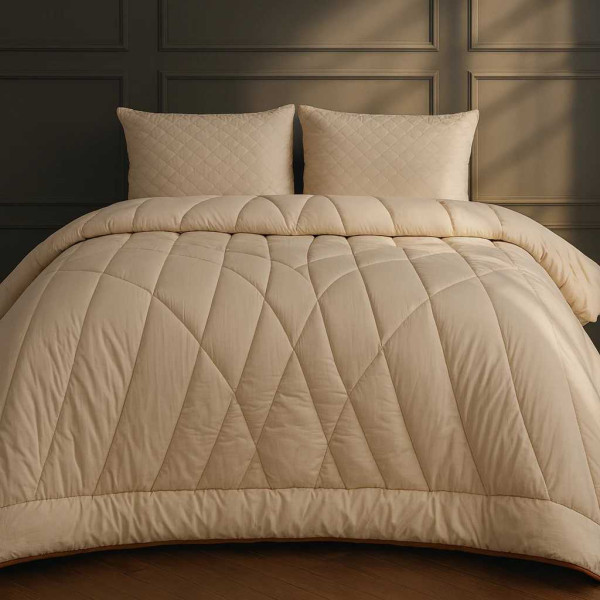 Фото - Одеяло зимнее полуторное MirSon антиаллергенное EcoSilk Carmela 014 140x205 см (2200000002853)