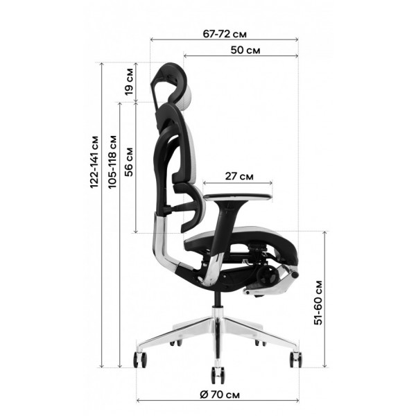 Фото - Кресло офисное GT Racer X-702L Black (W-21 B-41)