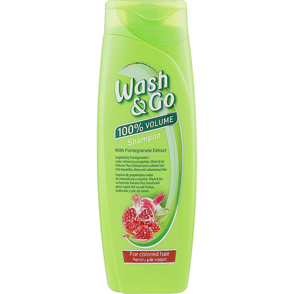 Фото - Шампунь женский Wash&Go с экстрактом граната для окрашенных волос 400 мл (8008970042275)