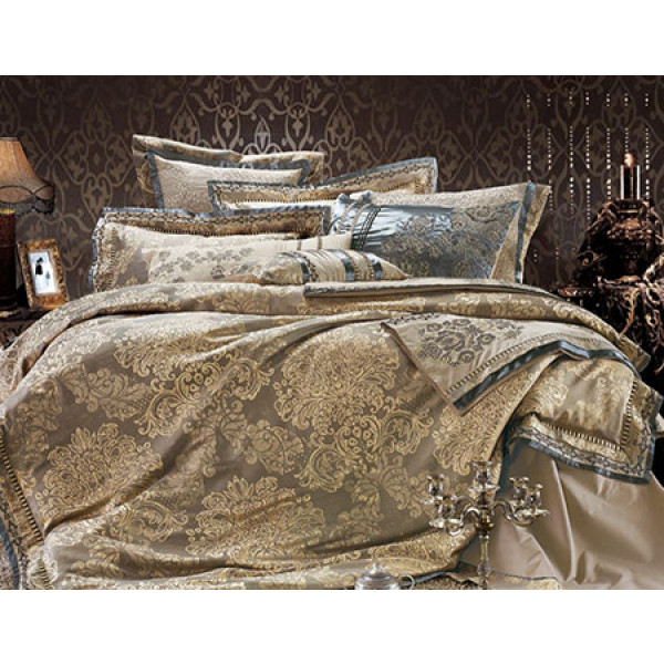 Фото - Комплект постельного белья Word of Dream FSM108 жаккард сатин 2х150х215 Разноцветный (12106)