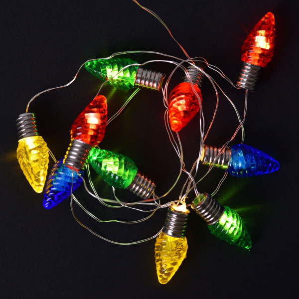 Фото - Гирлянда линейная YES! Fun Шишки 10 LED тепл. бел. 1,65 м (801209)