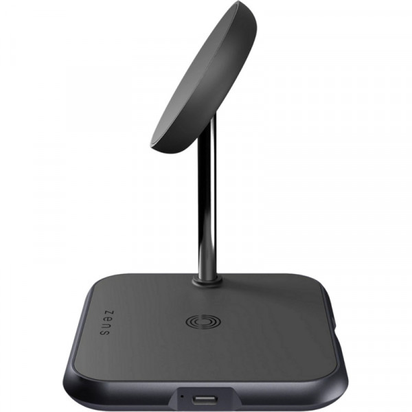 Фото - Беспроводное зарядное устройство Zens 3-in-1 Magnetic Aluminium Wireless Charger Black (ZEDC19B/00)