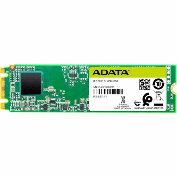 Фото - SSD-накопитель внутренний ADATA M.2 120GB Ultimate SU650 SATA 6Gb/s 2280 3D TLC (ASU650NS38-120GT-C)