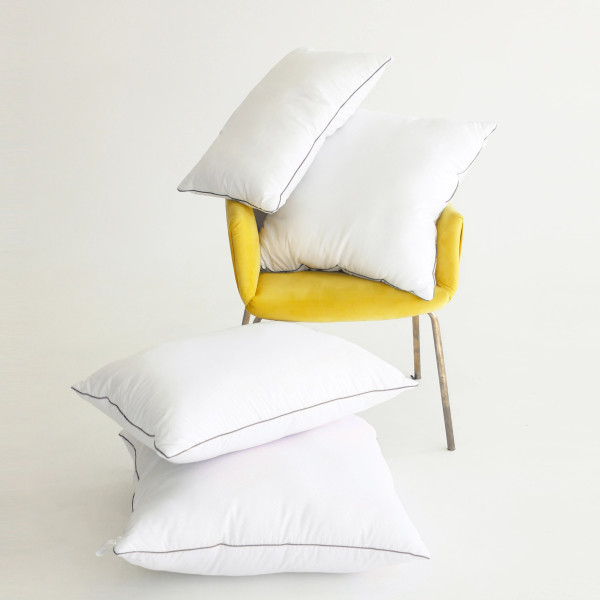 Фото - Подушка стандартная MirSon бамбуковая 50х50 см №2743 Royal Silver BamBoo средняя (2200005197509)