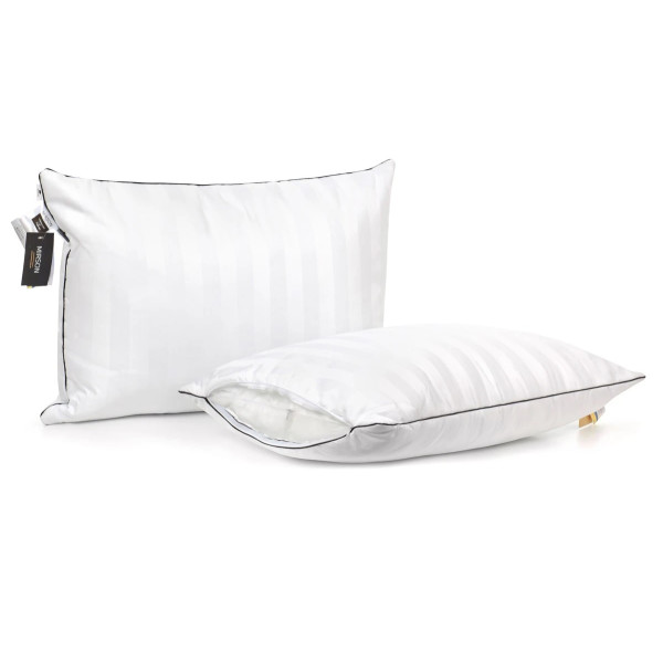 Фото - Подушка стандартная MirSon бамбуковая Hand Made Royal Pearl 931 средняя 60x60 см (2200000557353)