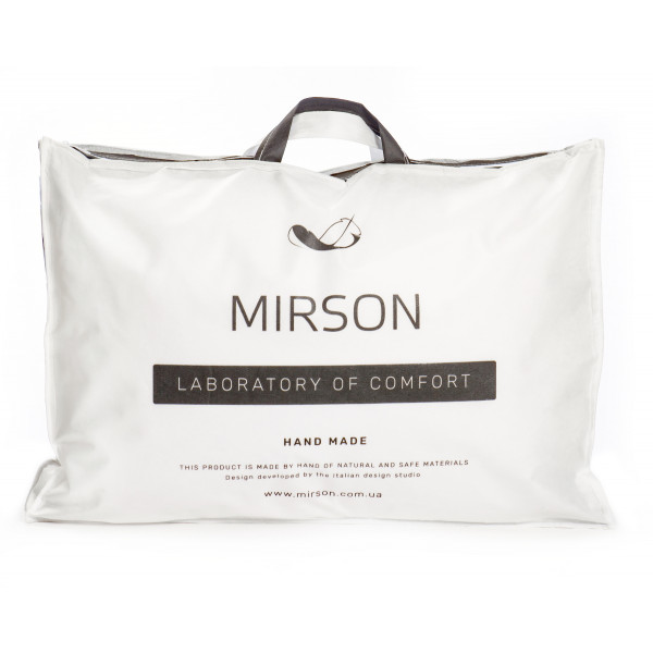 Фото - Подушка стандартная MirSon антиаллергенная Carmela Eco-Soft Hand Made 494 Высокая 50х70 (2200000625052)