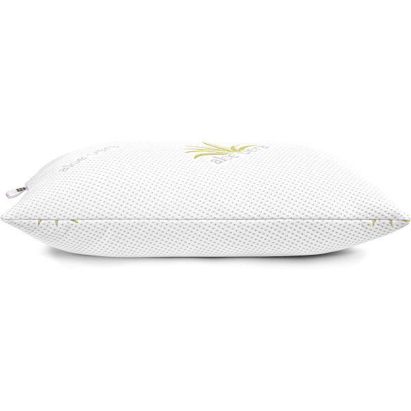 Фото - Подушка стандартная MirSon бамбуковая №838 Dorotea BamBoo Hand made Упругая 60х60 см (2200003198485)