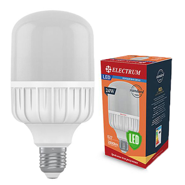 Фото - Лампочка светодиодная Electrum 40W E27-E40 4000K (A-LP-1948)