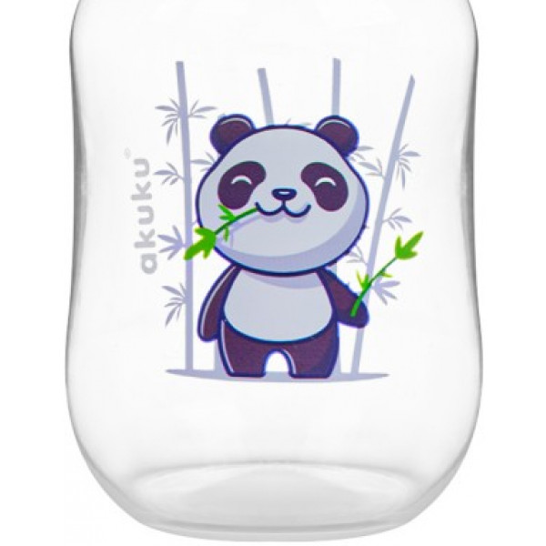 Фото - Бутылочка для кормления Akuku Зеленая Панда 125 мл (A0104)