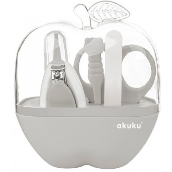 Фото - Набор детских маникюрных принадлежностей Akuku Яблуко (A0473) Фото - Набор детских маникюрных принадлежностей Akuku Яблуко (A0473)