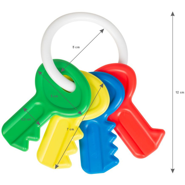 Фото - Погремушка Akuku ключи цветные (A0681)