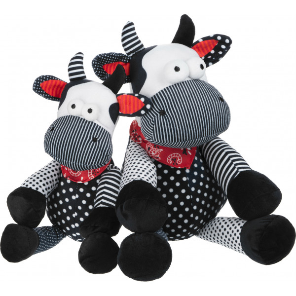 Фото - Мягкая игрушка животное Same Toy Корова/Бык Черно-белый 24 см (A1057/24)