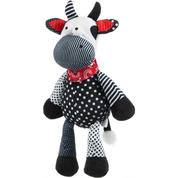 Фото - Мягкая игрушка животное Same Toy Корова/Бык Черно-белый 24 см (A1057/24)