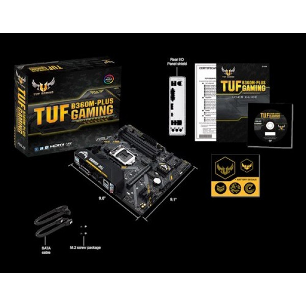 Фото - Материнская плата Asus TUF B360M-PLUS GAMING