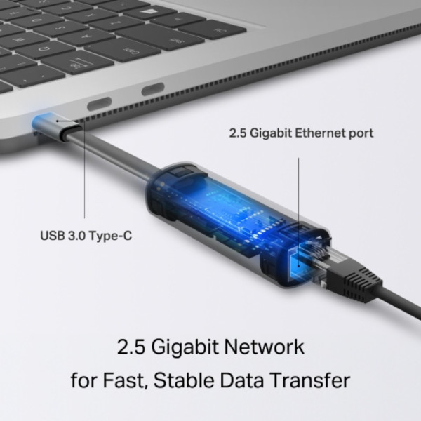 Фото - Переходник USB-C - Ethernet TP-Link UE302C