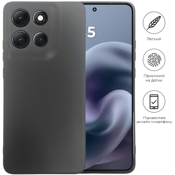 Фото - Чехол для смартфона BeCover for Motorola Moto G86 Black (713768)