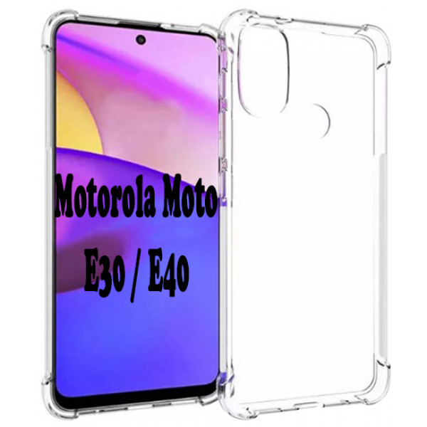 Фото - Чехол для смартфона BeCover Anti-Shock for Motorola Moto E30/E40 Clear (707882)