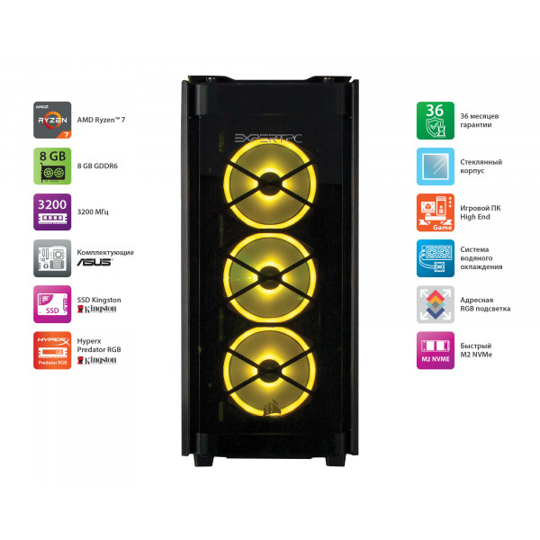 Фото - Системный блок Expert PC THOR PBA (A38X64H1S557XTG592W)