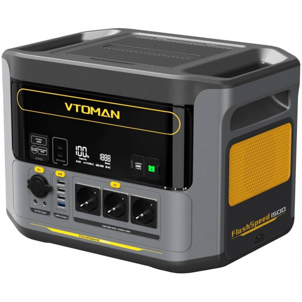 Фото - Зарядная станция универсальная Vtoman FlashSpeed 1500 PB-58 1548Wh 1500W