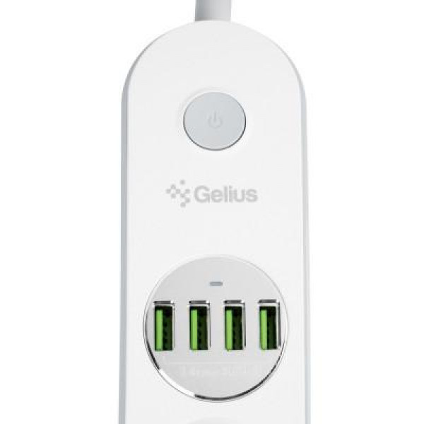 Фото - Сетевой фильтр Gelius PowerStrip G-Power 2m GP-PS-001 White (88635)