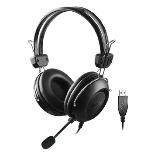 Фото - Гарнитура проводная A4tech HU-35 USB Фото - Гарнитура проводная A4tech HU-35 USB