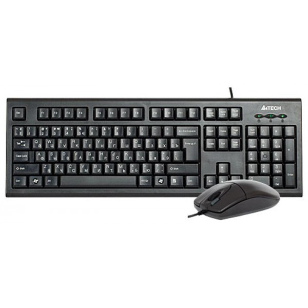 Фото - Клавиатура+мышь A4tech KR-8520D Black USB Фото - Клавиатура+мышь A4tech KR-8520D Black USB