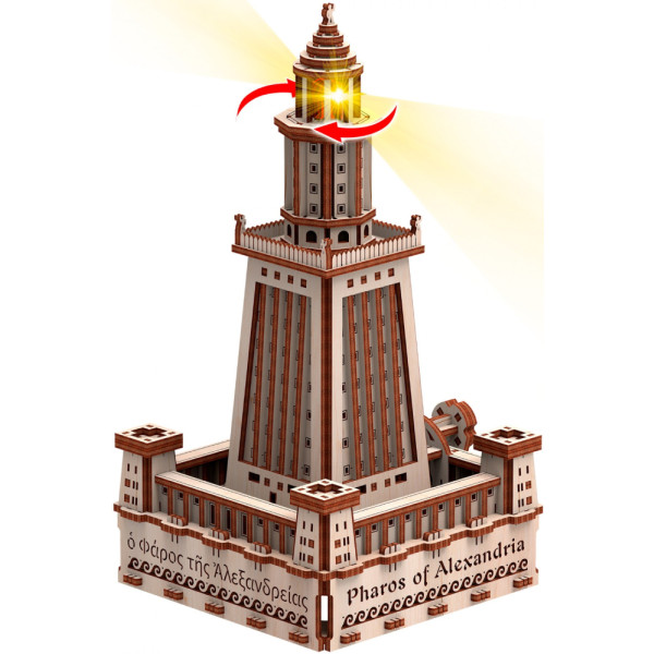 Фото - 3D пазлы Mr.Playwood Александрийский Маяк (Эко – лайт) механический 280 эл. (10208)