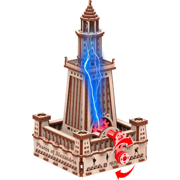 Фото - 3D пазлы Mr.Playwood Александрийский Маяк (Эко – лайт) механический 280 эл. (10208)