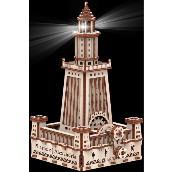 Фото - 3D пазлы Mr.Playwood Александрийский Маяк (Эко – лайт) механический 280 эл. (10208)